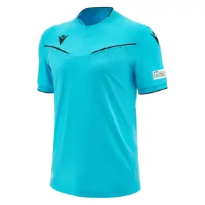 UEFA 23/25 dres pro rozhodčí neon modrý