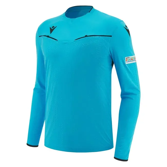 UEFA 23/25 dres pro rozhodčí neon modrý