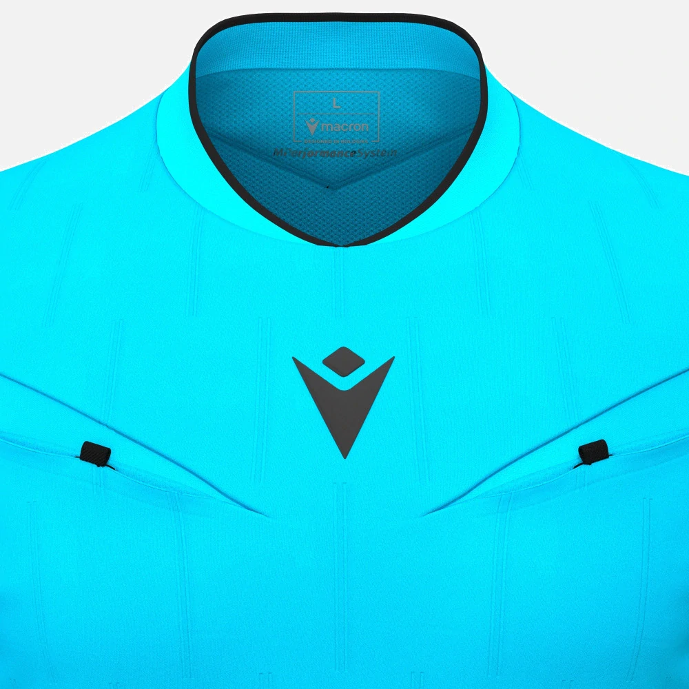 MENDEZ ECO dres pro rozhodčí neon modrý
